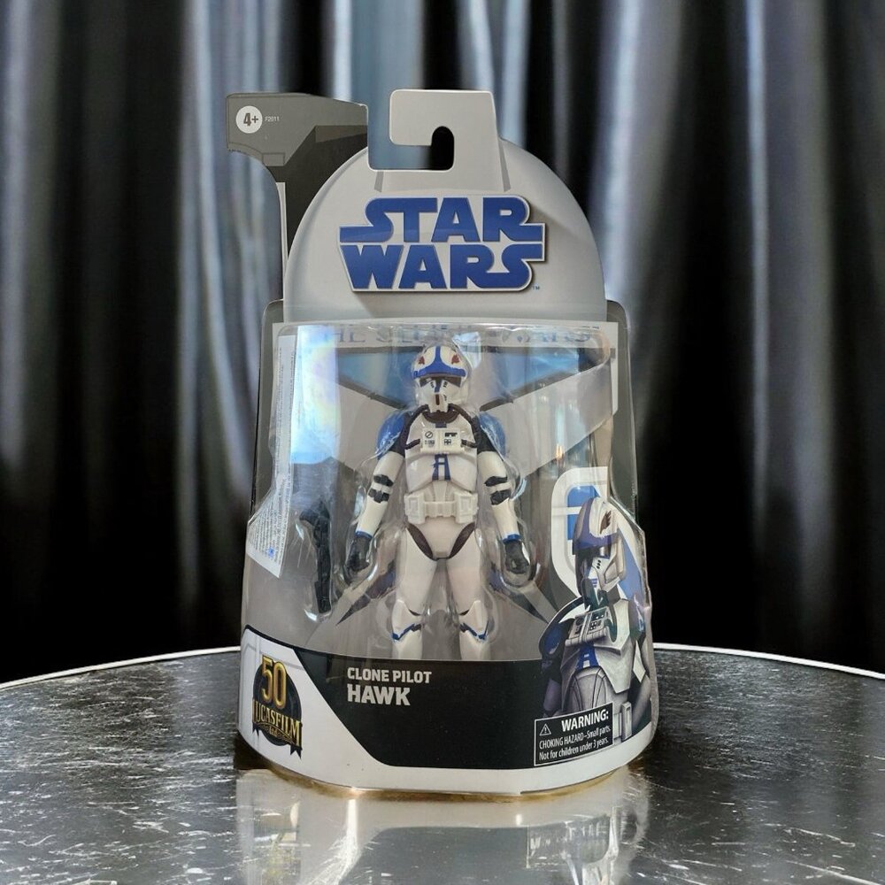 Star Wars: The Black Series - The Clone Wars Clone Pilot Hawk 50th Anniversary